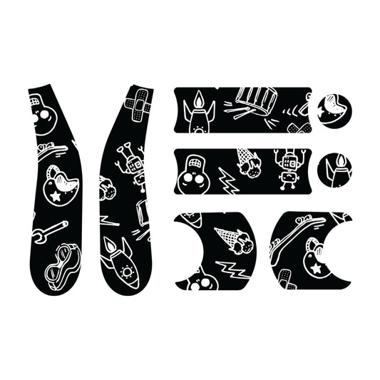 Doona Sticker Set for Liki Trike Black