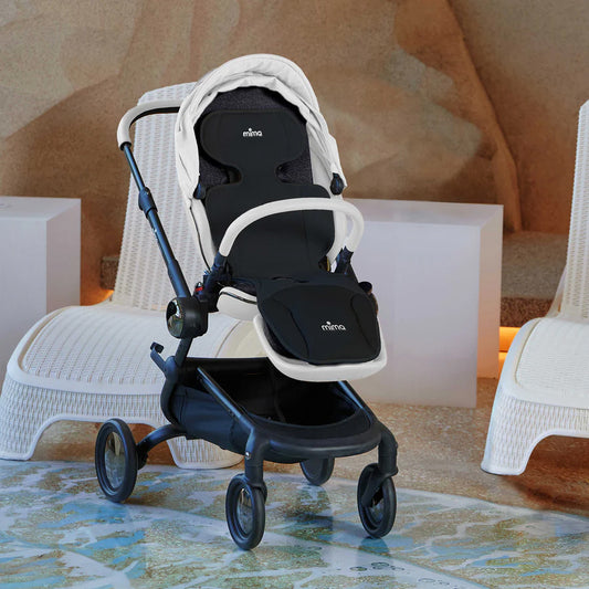 Mima Flo Baby Cooling Seat Liner with Fan – Lollipop Black